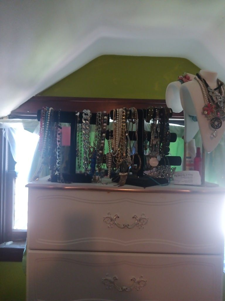 $150 For All The Jewelry Plus The Stands That Goes With It
