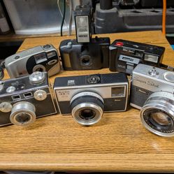 Six Vintage Cameras