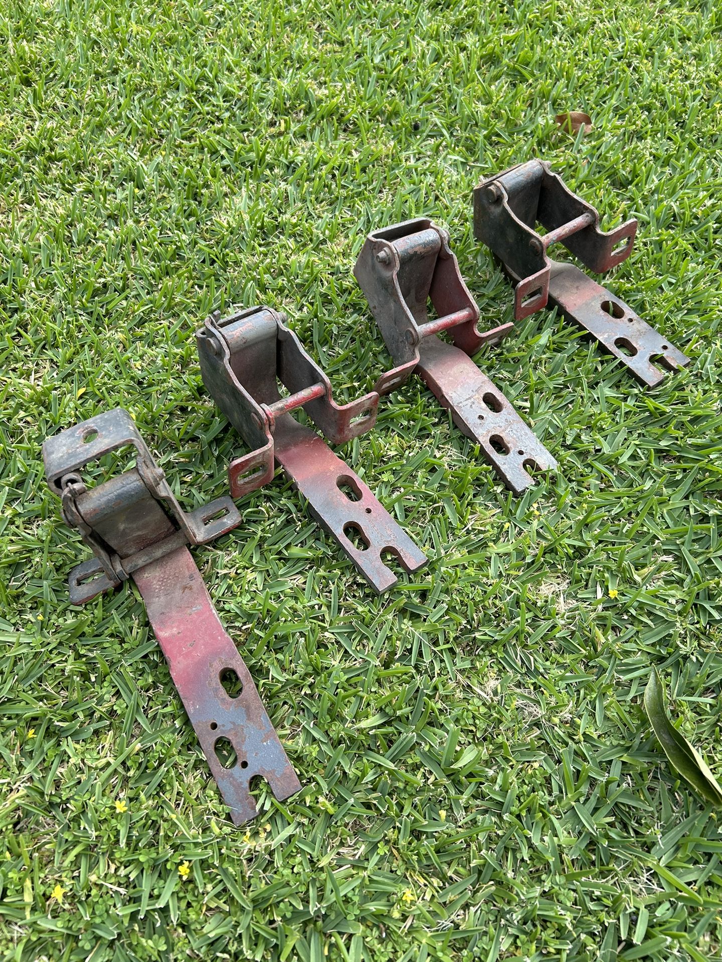 CHEVY TRUCK DOOR HINGES ALL FOUR 55 -59 CHECK OUT MY PROFILE FOR  MORE PARTS & STUFF