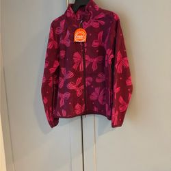 Christmas Gifts Fleece Jackets With Pockets Size 4-5  and  6-6x $12.00