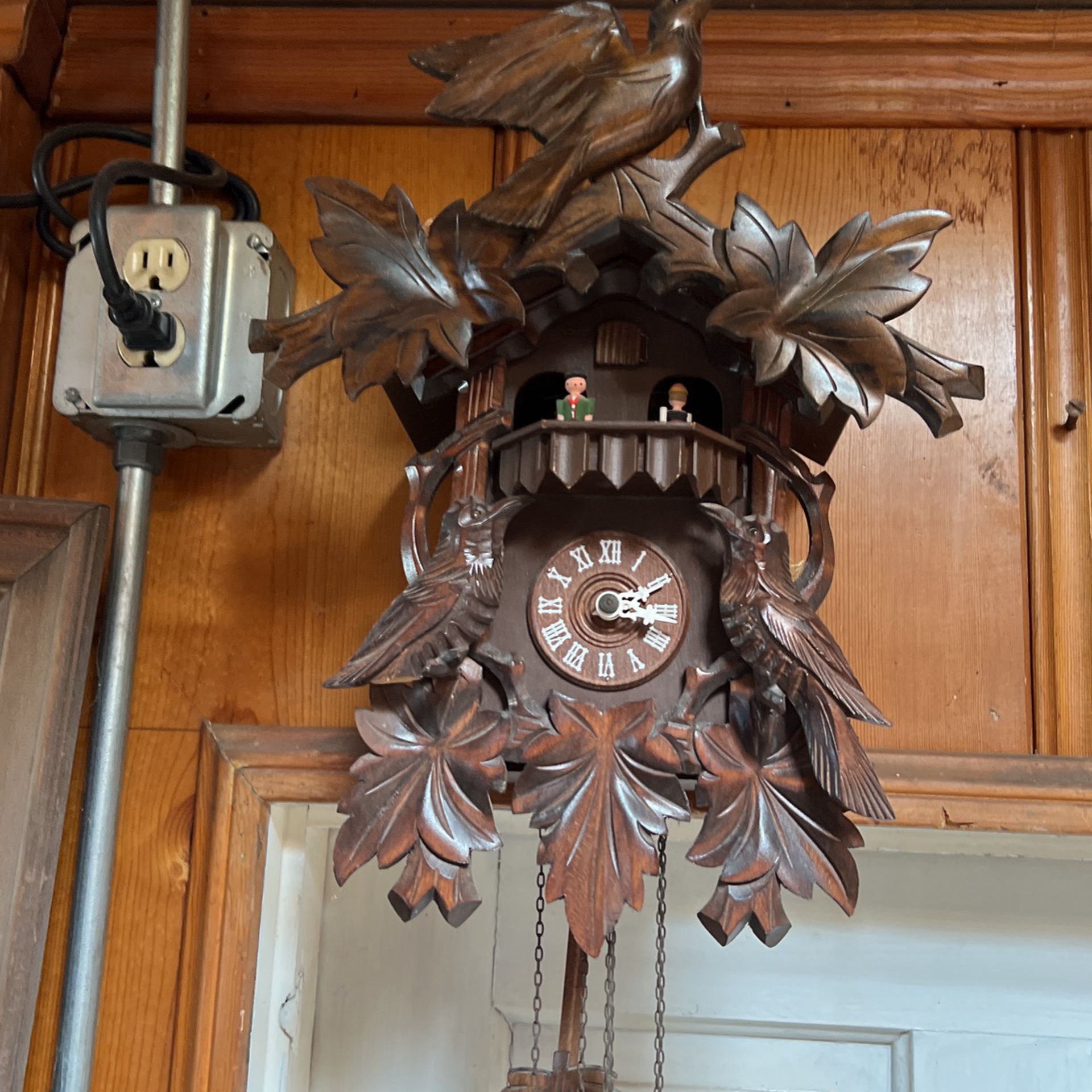 Authentic German Cuckoo Clock From Germany, Black Forest