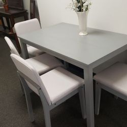 New Dining Set/table And 4 Chairs (available For Same Day Pick Up)