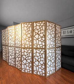 ✨ Modern Gold Room Divider