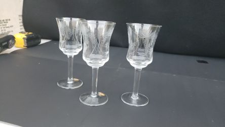PRINCESS HOUSE CRYSTAL WINE GLASSES