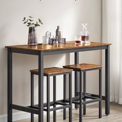 Bar Table and Chairs Set Dinning Table With Chairs