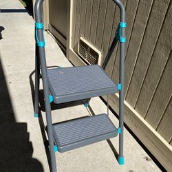 Easy-Fold 2 Step Ladder | Non-Slip Steps