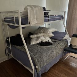 Metal Bunk Bed With Or Without Mattresses