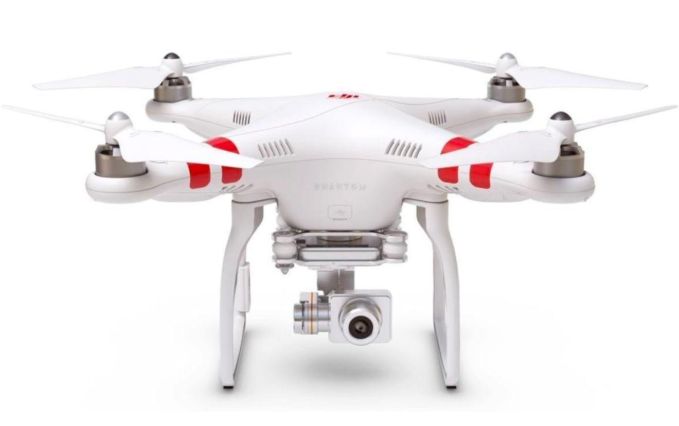 DJI - Phantom 2 Vision+ Version 3.0 Quadcopter Drone Flying 14.0 Megapixel Camera w/Extra Battery