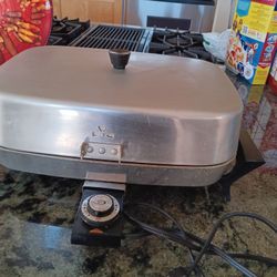 Electric Skillet Nonstick No Scratches