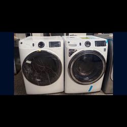 New Ge Front Load Washer And Gas Dryer Set 