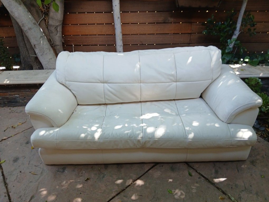 Leather Really Nice Condition Sofa Free