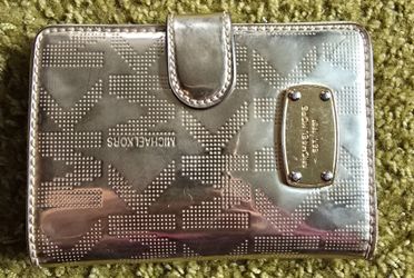 Michael Kors Metallic Gold Logo Bifold Wallet