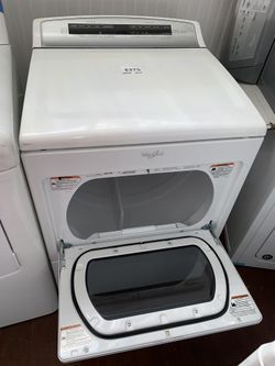 New scratch and dent WHIRLPOOL gas dryer in excellent conditions with 6 months warranty