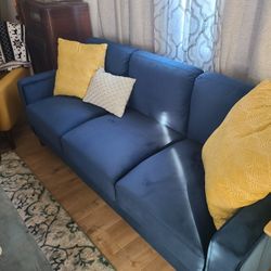 Velour Couch