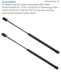 Front Hood Lift Support 2 Pcs