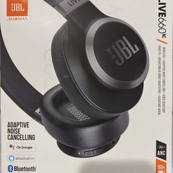 JBL Live 660NC Wireless Noise Cancelling Over-The-Ear Headphones - Black