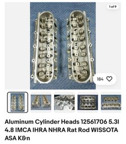 GM Aluminum Cylinder Heads 1(contact info removed) 5.3L 4.8L 