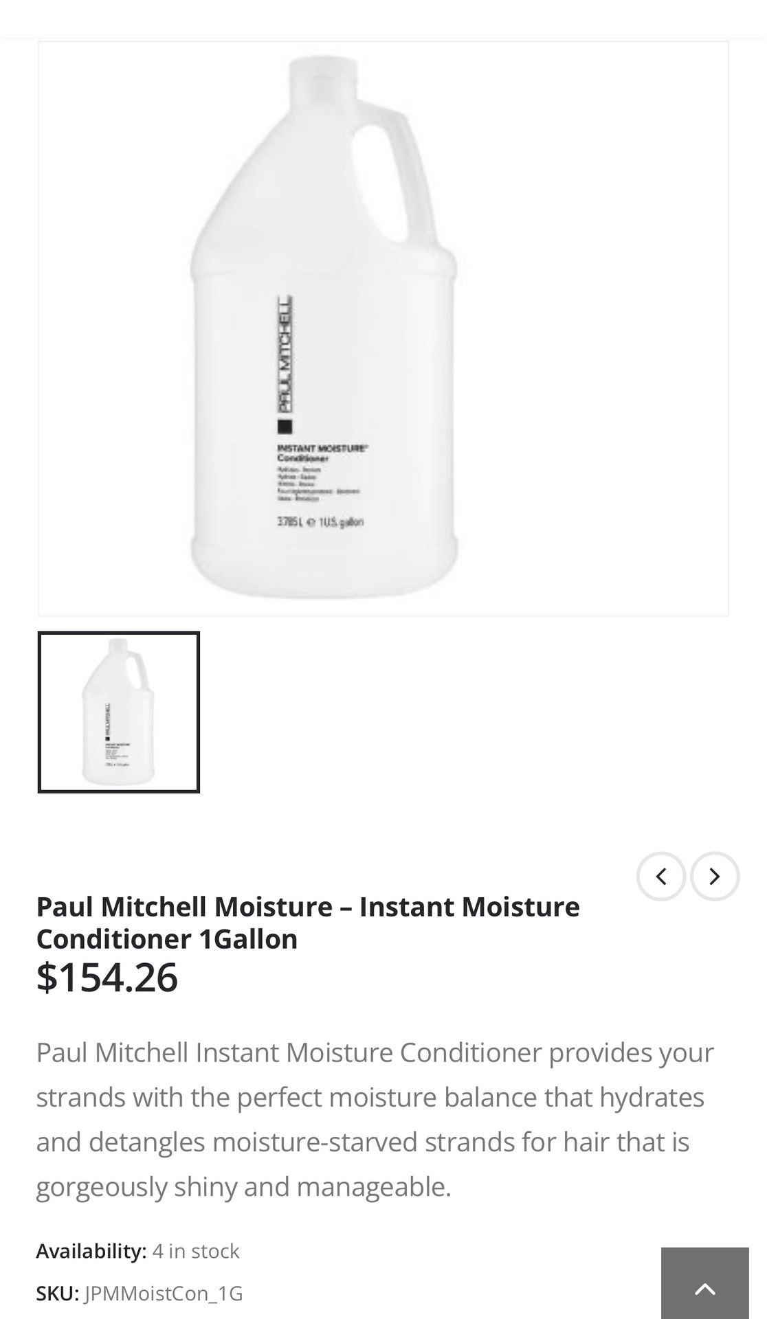 salon brand hair conditioner 65 Dollars Gallon Hair care