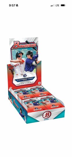 2026 bowman baseball jumbo hobby box sealed