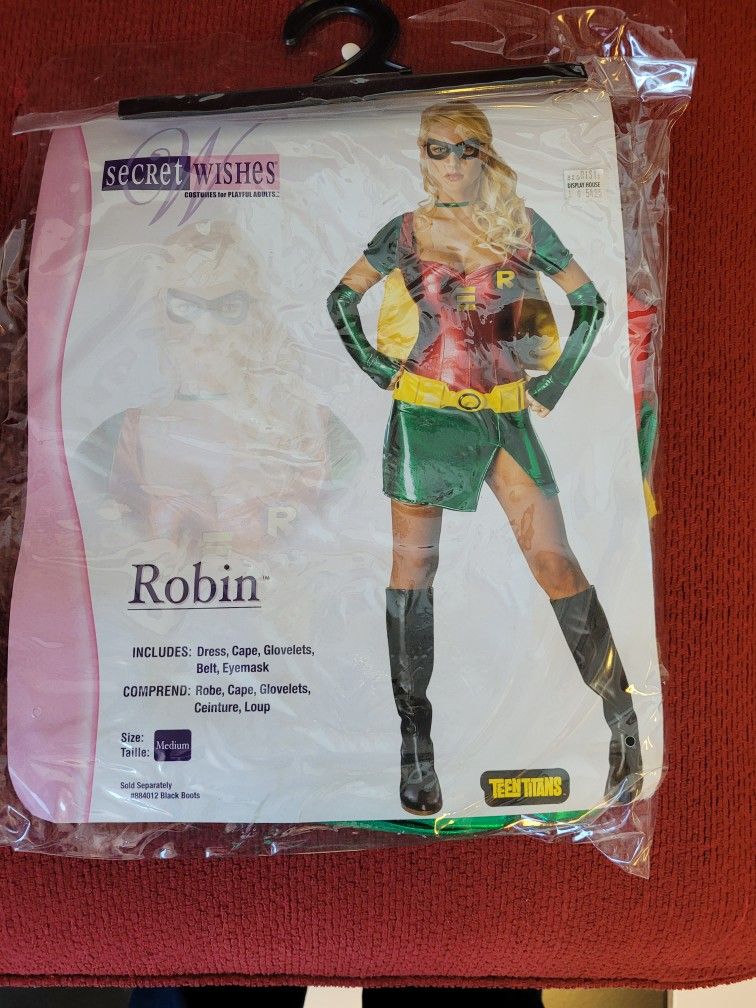Robin Halloween Costume. Teen Girl Med