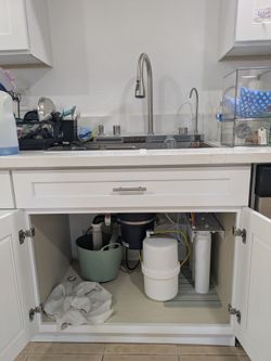 New reverse osmosis system with warranty and setup