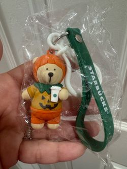 Pumpkin Bearista Keychain