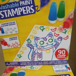 Crayola Washable Paint Stampers! Art Set NEW SEALED