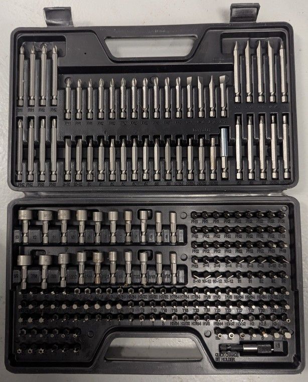 Jackson Palmer 208 piece ultimate screwdriver bit set.