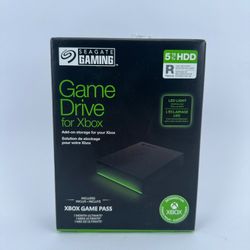 New Seagate Gaming Game Drive for Xbox 5Tb Portable HDD SRD0LF0