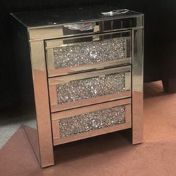 Three drawer nightstand