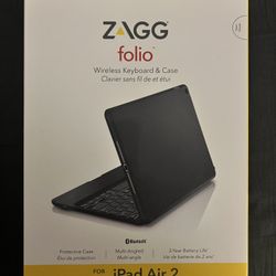 Zagg Folio Keyboard Case For iPad Air 2 