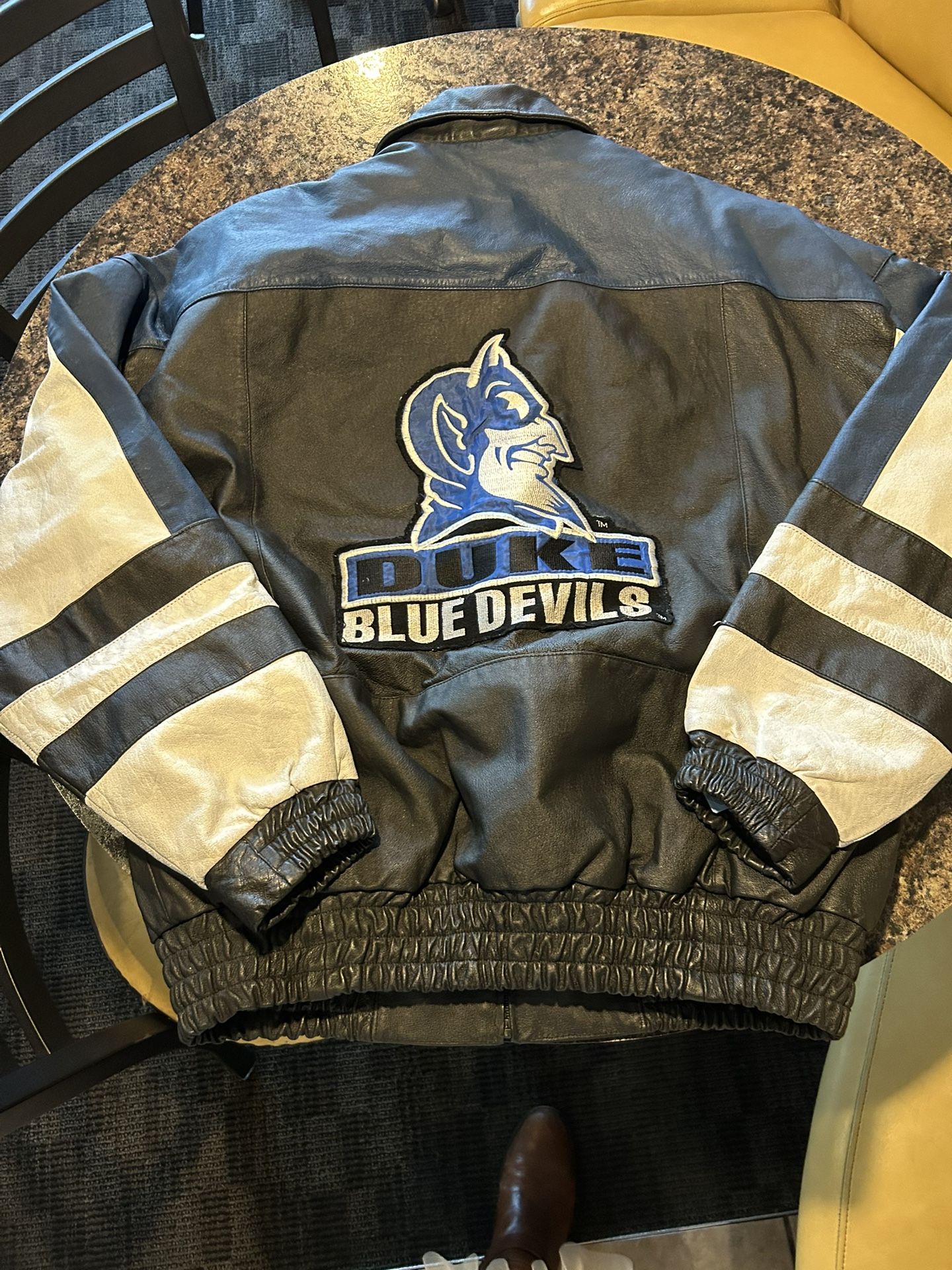 Blue Devils Leather Jacket