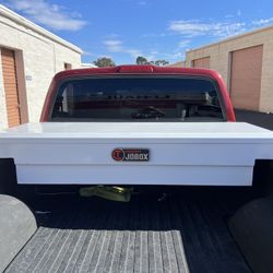 New crescent Jobox tool box fits any small truck tacoma /ranger/frontier/etc comes with key size 61” long x 21” wide x12” top asking $425 thanks 