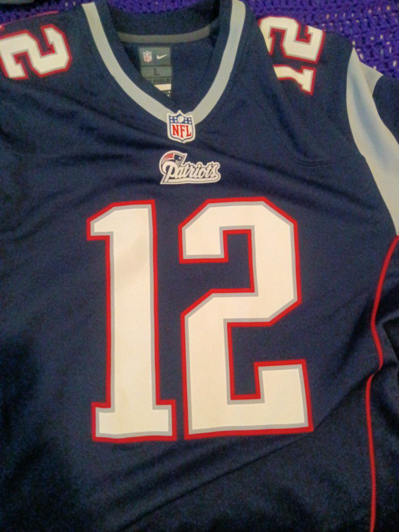 NFL Official Tom Brady Jersey Size Large