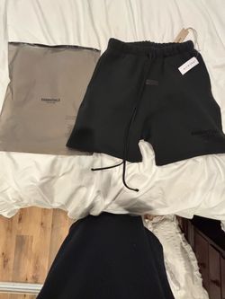 ✅Authentic✅ Fear of God Essentials Sweat Shorts Black Sizes Small & Medium NWT