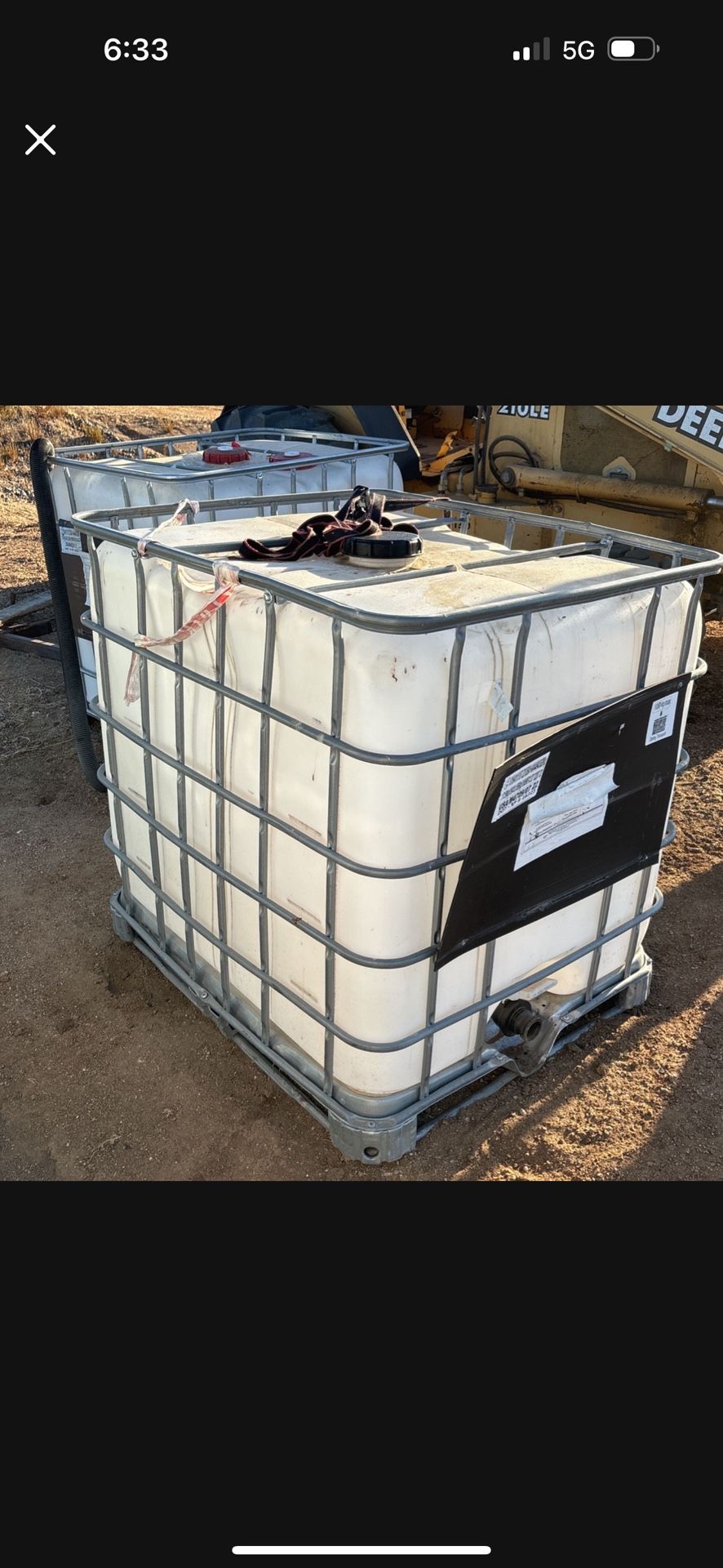 Water Tank 275 Gallon