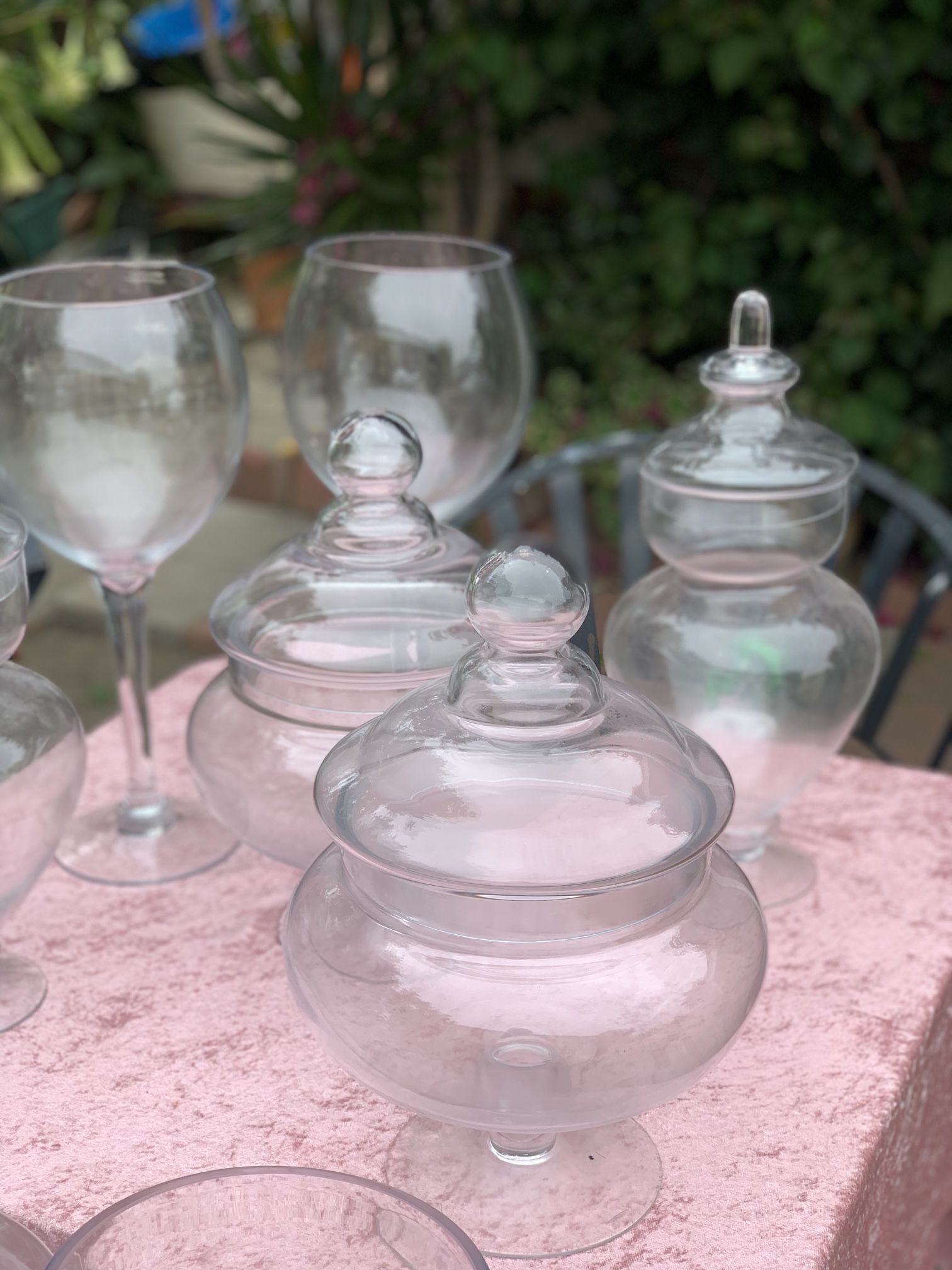 Candy Glass Jars, Candy Buffet, Glass Decor for Sale in Norwalk, CA OfferUp