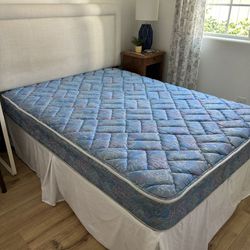 Full size Mattress and Box Spring With Headboard