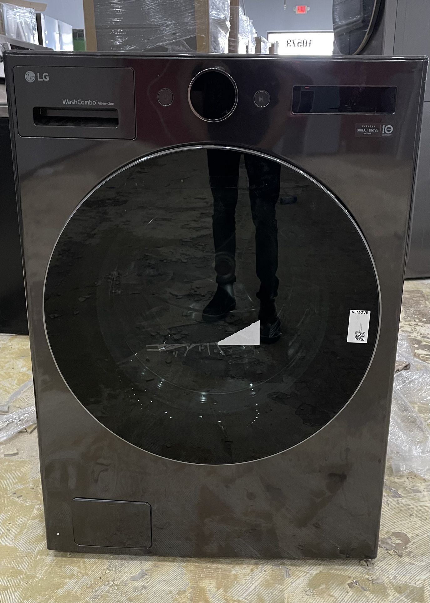 LG NEW OPENBOX BLACK STAINLESS 5.0CUFT ALL IN ONE COMBO