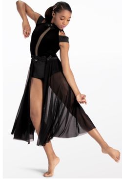 Waste Of Time Weissman Showtime - Black Dance Coatume- Studio Exclusive Size SA