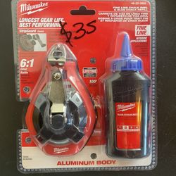 Milwaukee Fine Line Chalk Reel W/Refill