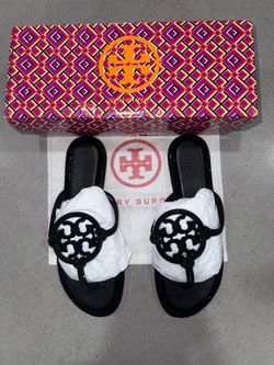 Tory Burch Miller Sandals Black size 9-9.5