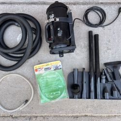 Wall mounted Vacuum & Blower (3 HP) WITH Accessories