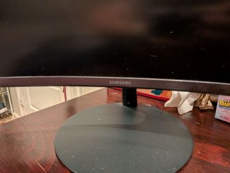 Samsung Black Curved Monitor 27"
