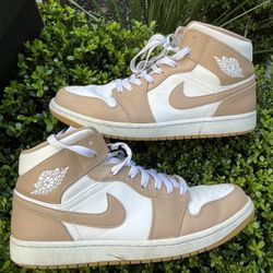Size 11.5 - Air Jordan 1 Mid Tan Gum