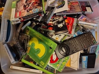 Resseller Lot Mixed Lot of Games, DVDs, and Media
