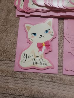 Invitaciones De Gatita..🐈