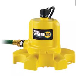 Wayne 1/6 HP WaterBUG Submersible Utility Pump with Multi-Flo Technology @A7-28