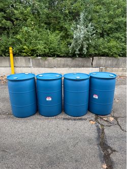 55 Gal Closed Top Plastic Drum ULINE