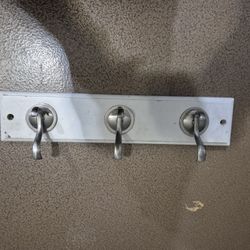 White Wall Coat Hook